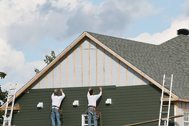Professional Siding Contractor technician working in West Manchester, OH
